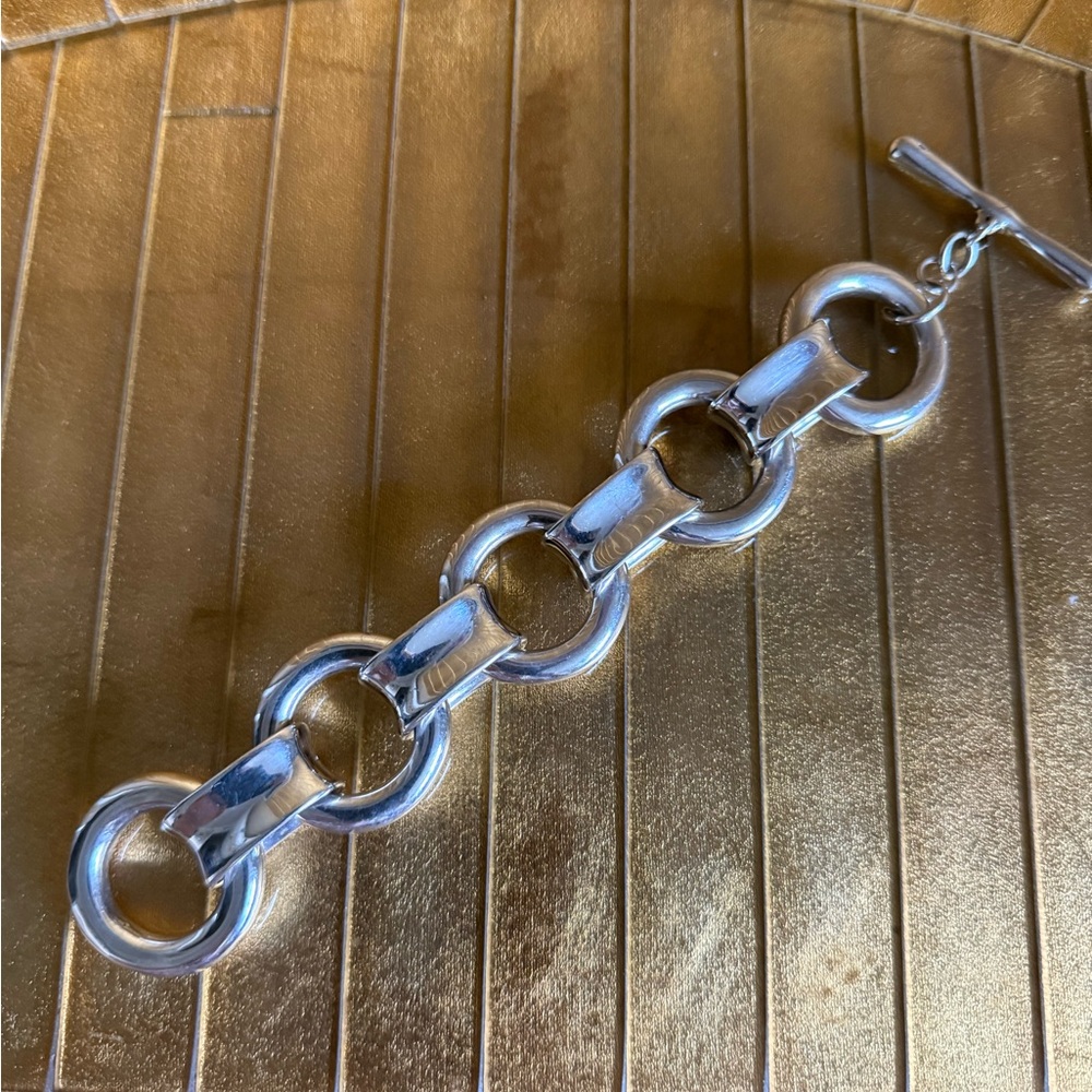 🟣MCM🟣 Sterling silver 925 large statement bracelet